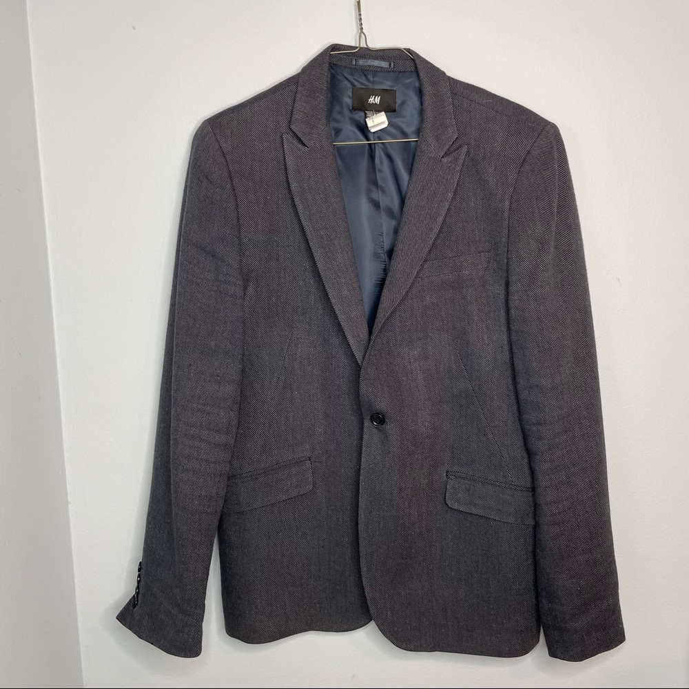 H&M Charcoal Gray Men’s Suit Blazer